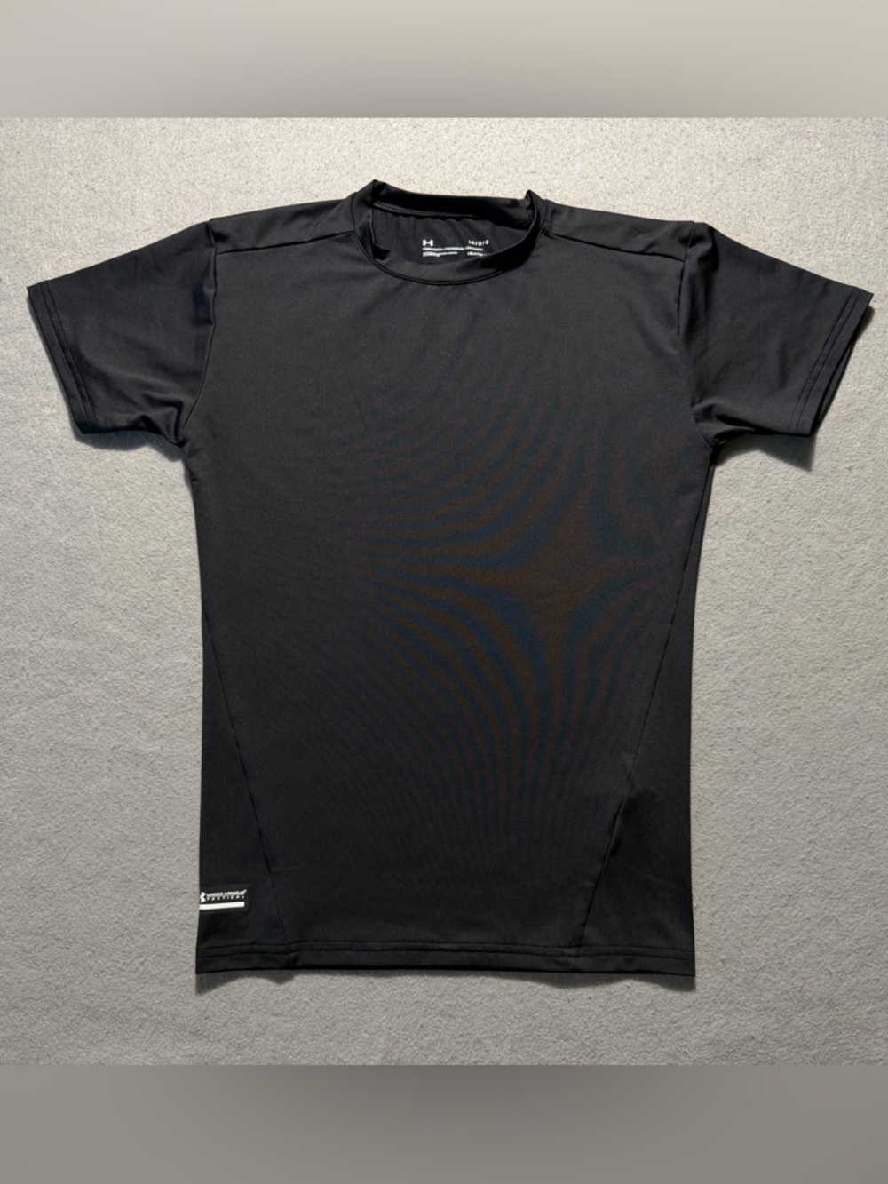 Under Armour Compression Shirt Mens Large Black Short Sleeve Tactical Heatgear